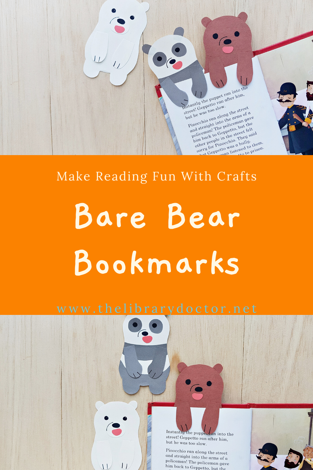 Bare Bear Bookmark